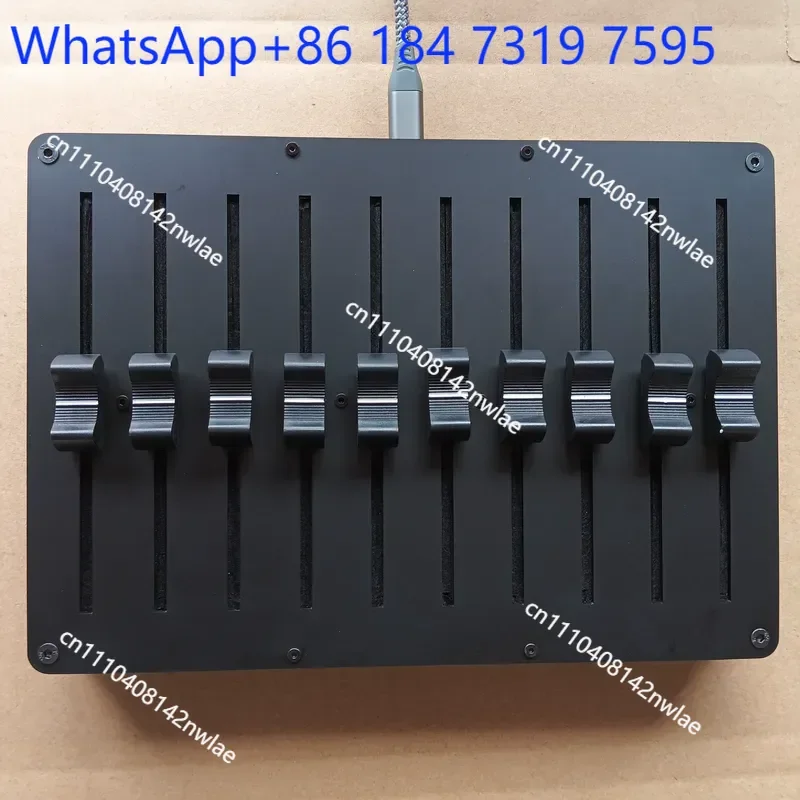 10 Way Fader USB MIDI Controller Customizable CC for Music Production Software Host Interface