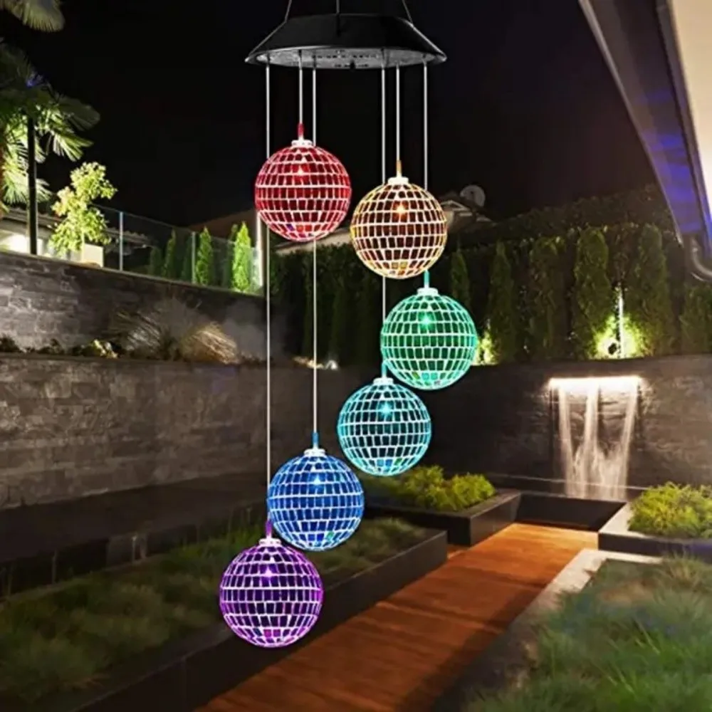 luzes-decorativas-de-mosaico-com-6-leds-para-sino-de-vento-ip65-coloridas-a-prova-d'Agua-alimentadas-por-energia-solar