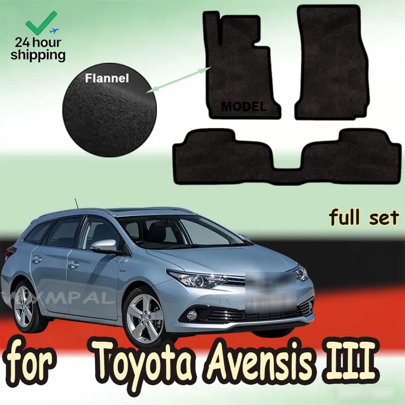 tapis-de-voiture-en-velours-suede-en-nylon-pour-toyota-avensis-iii-t27-station-wagon-liftback-berline-2009-2018--noir