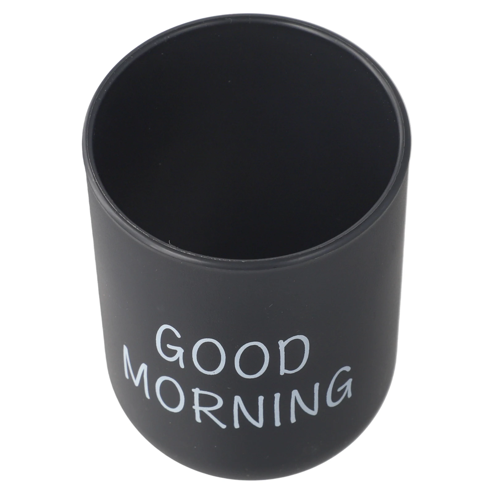 Toothbrush Washing Cup Travel Tumbler 100 Brand New Washing 400ml Water Morning 7.2*10cm White Bathroom Black Cup