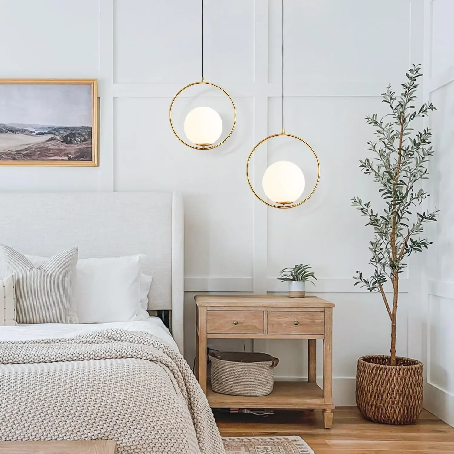 

Золотой подвесной светильник из ПВХ для ресторана, бара, магазина одежды, кухонного острова, латунный светильник, декоративный прикроватный подвесной светильник