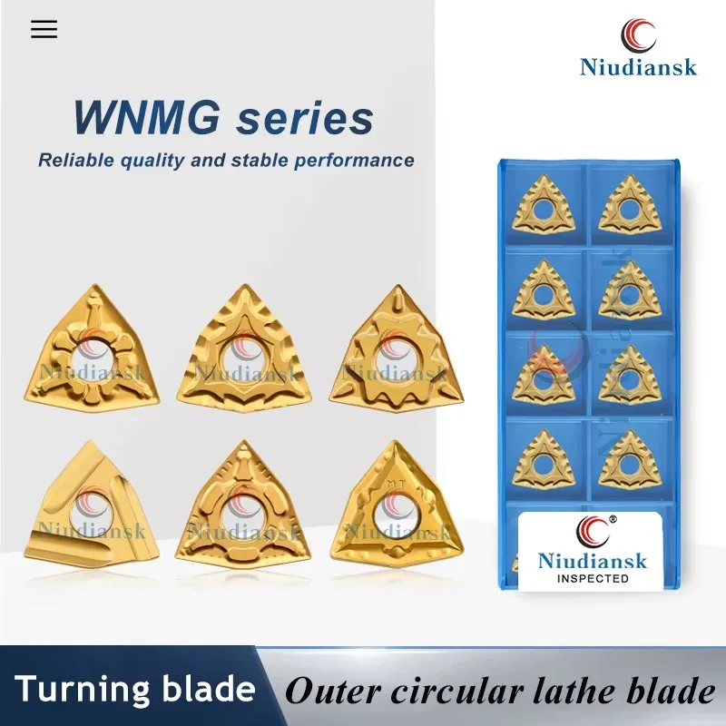 

WNMG Series Peach Shaped Numerical Control Turning Tool Insert WNMG080412-TM CQ PM MT Steel Special Outer Circular Turning Tool