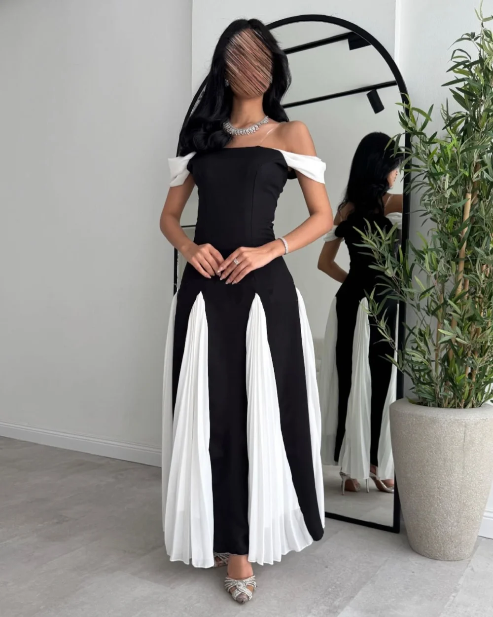 

Customized Fashion Sizes Available Jersey Draped Ruched Straight Off-the-shoulder Long Dresses Bespoke Occasion Dresses Matching