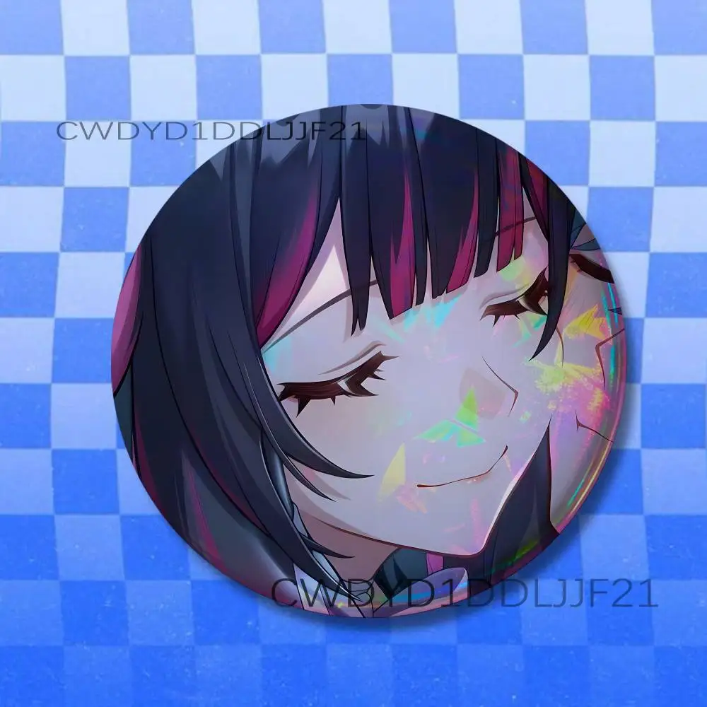 G-Genshin Columbina Impact Vintage Anime Brooch Creative Badge for Hat Bag Decoration Fans Collect Gifts