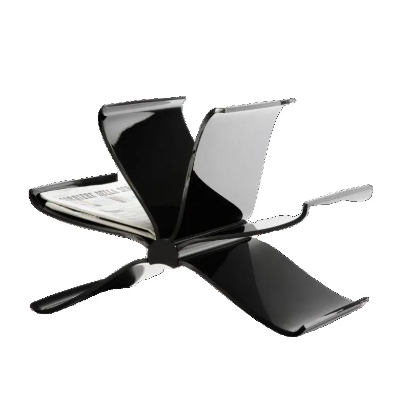Modern simple vertical, magazine rack, living room floor bookshelf, storage rack, book shelf
