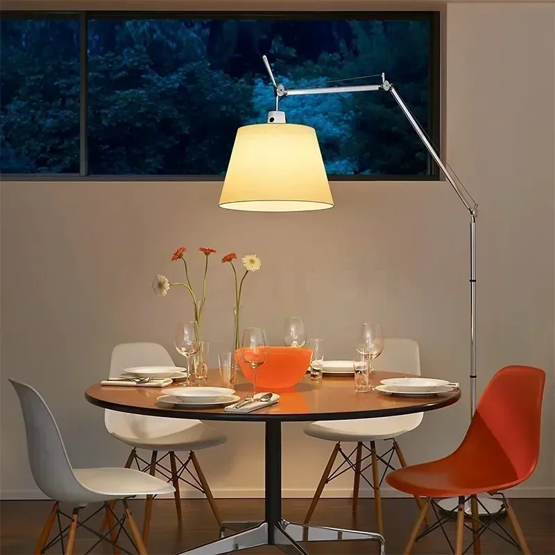Modern Simple Adjustable Art Long Arm Stand Light Living Room Sofa Floor Lamp Office Study Wall Light  Bedroom Bedside LED Table