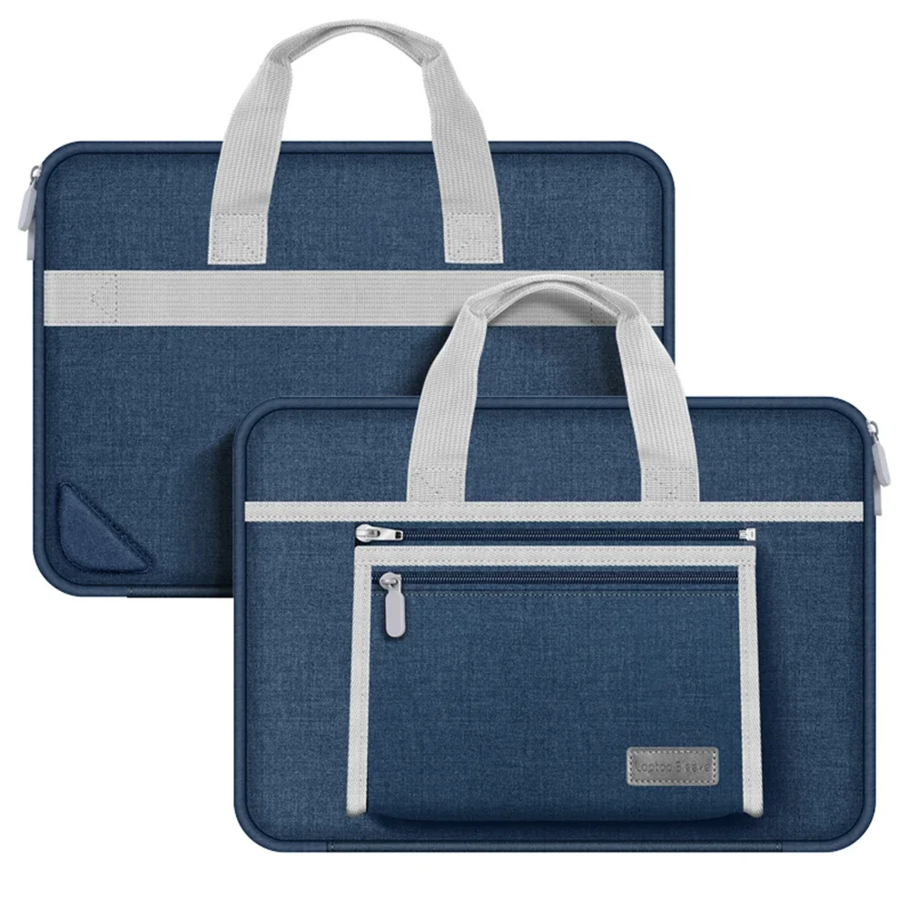 Laptop-Briecase-Tasche für 13 14 15 16-Zoll-MacBook Air Pro HP Huawei Asus Dell Samsung Xiaomi Notebook-Hülle Computer Stand Funda