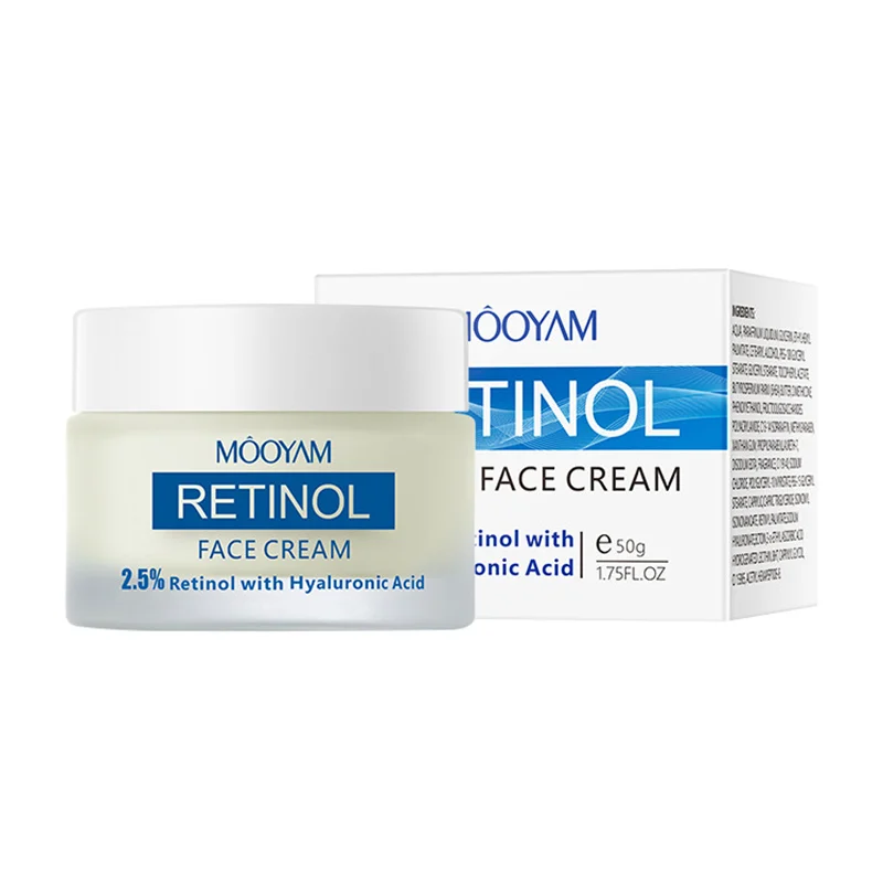 Face Retinol Cream 2.5% Retinol with Hyaluronic AcidFacial Moisturiser, Reduces Fine Lines, Combats Hyperpigmentation 1.75FL.OZ