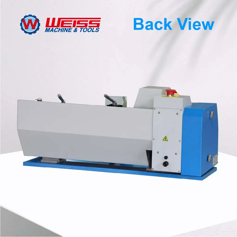 Tornio per metalli WEISS WBL210D 400mm Foro mandrino 38mm 1100W Motore BLDC Velocità variabile 2500 giri/min per la lavorazione dei metalli di precisione