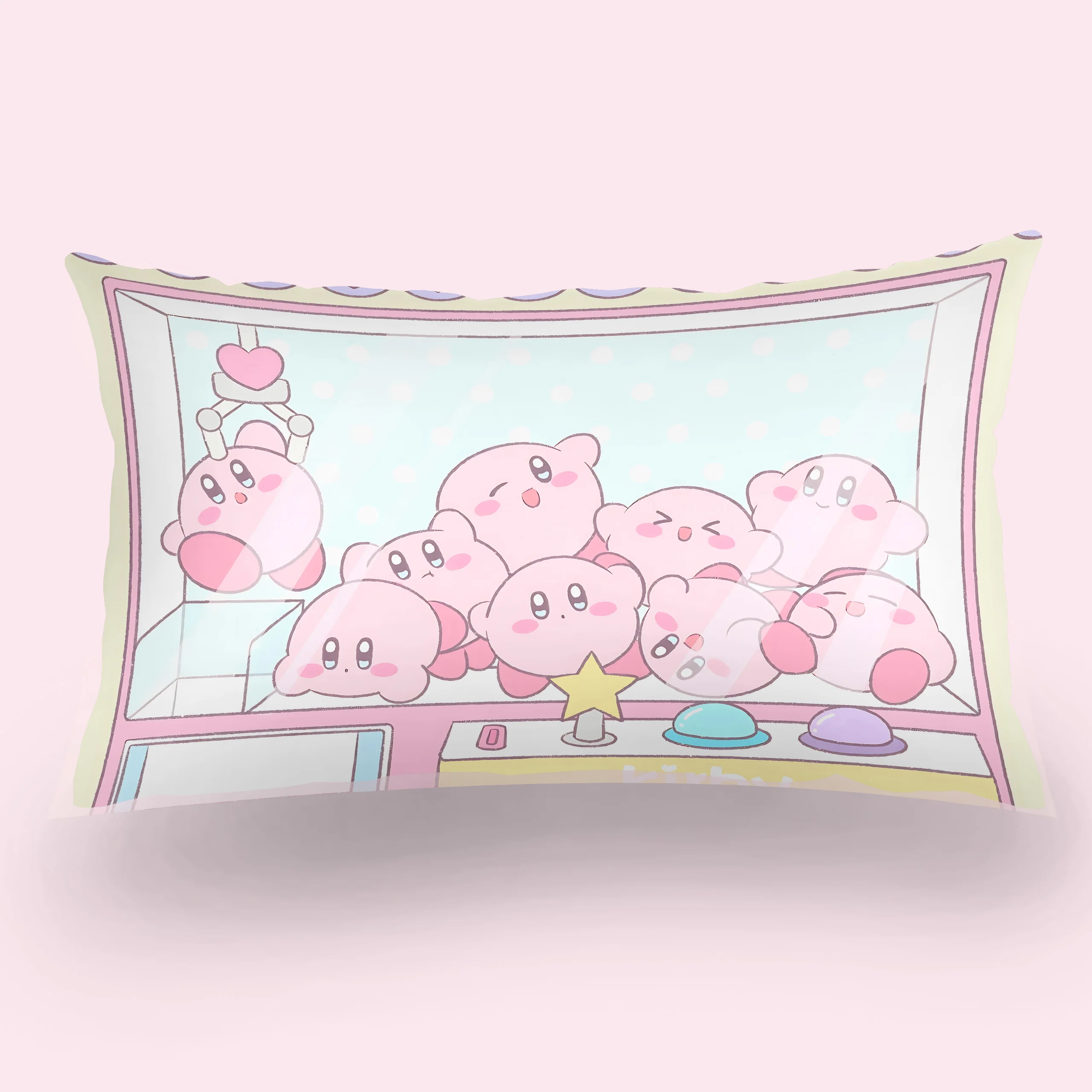 Fotografia 6: Hot Lovely  K-Kirbies Double-sided Printing Rectangle Pillow Case Bedside Pillowcase Sofa Cushion Cover Room Home Decoration