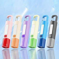 SMILING SHARK Outdoor Flashlight MIni Portable Strong Light Variable Focus with Floodlight Side Light USB Rechargeable