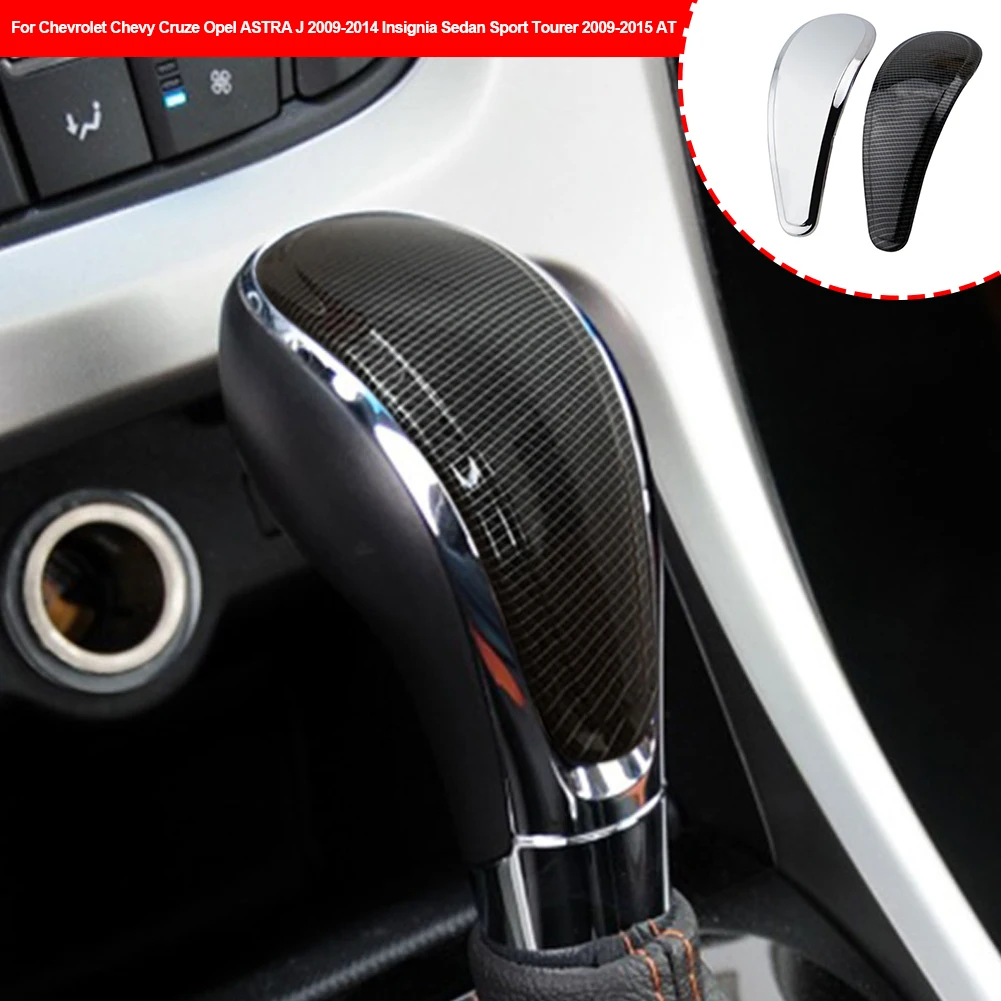 Car Gear Head Shift Knob Cover Sequin Trim for Chevrolet Chevy Cruze Opel ASTRA J 2009-2014 Insignia Sedan Sport Tourer 09-15 AT