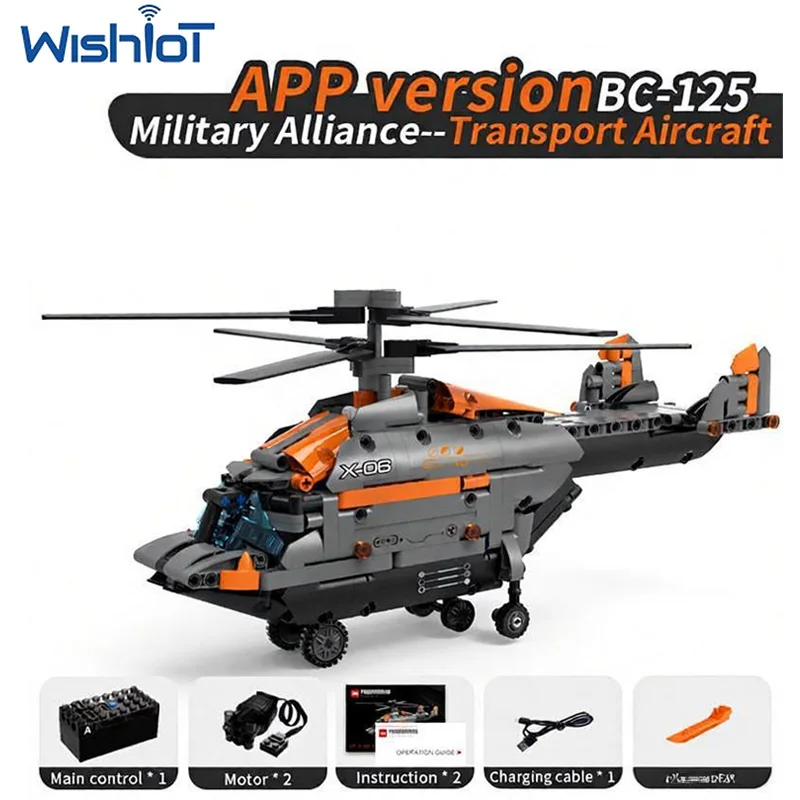 

Military Series Transport Aircraft Model Building Block With Motor 475pcs Assembly Collectible Puzzle MOC Small Bricks Toy Gifts