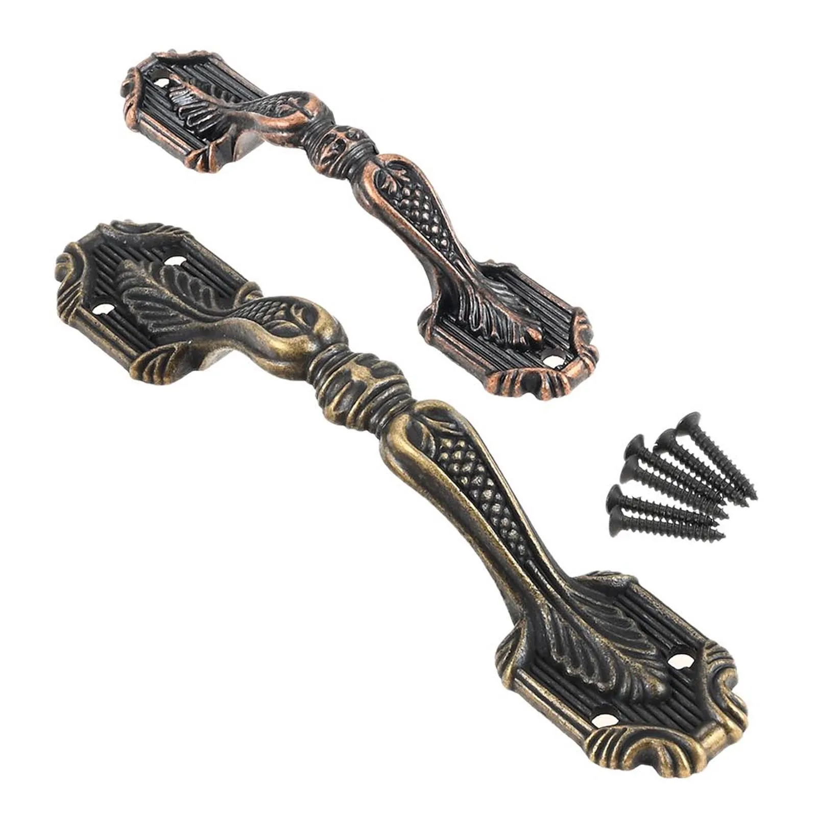 1PC Vintage Handle With Screws For Cabinet Door Pulls Drawer Knobs Cabinet Wardrobe Door Length 116-161MM