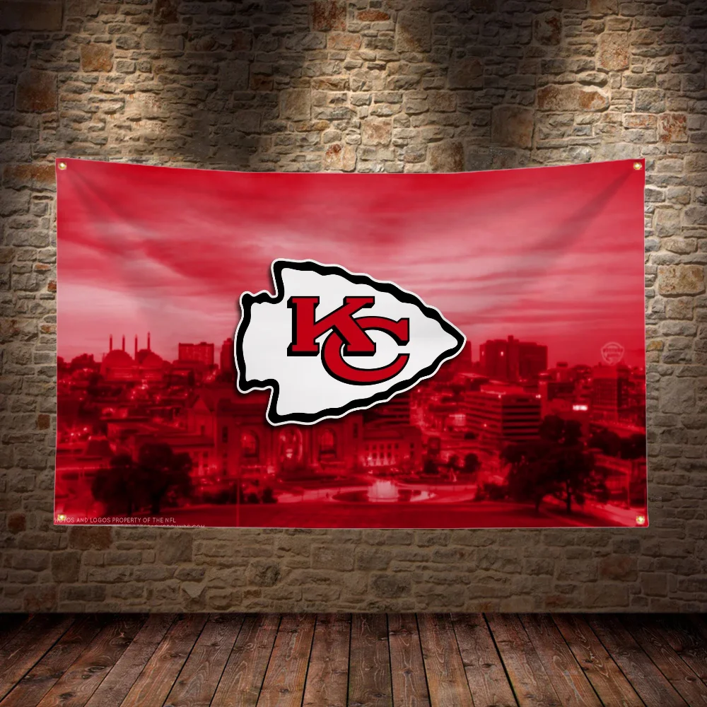 Advertising Flag Kansas City Chiefs Pirate Party Home Decoration World Flags and Banners Lgbt Flag to Hang Beer for You Fallout