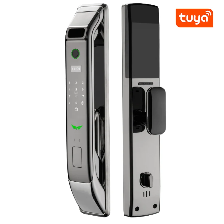 

July005 Fingerprint Smart Tuya WIFI Автоматический пароль без ключа Rfid IC Квартира Cerradura Inteligente Дверной замок