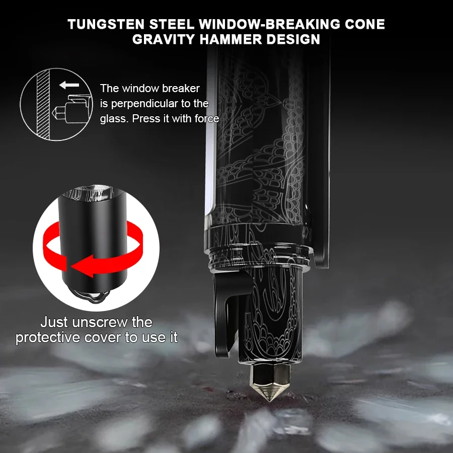 Rechargeable Zoomable Tactical Flashlight,9 Modes LED/COB Bike Light,Magnetic,Window Breaker,Seatbelt Cutter,Outdoor Cycling