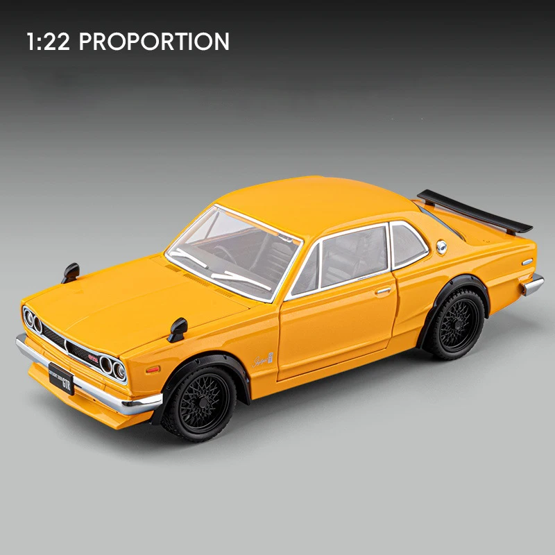 1:22 Skyline 2000 GT-R Alloy Classic Sports Car Model Diecasts