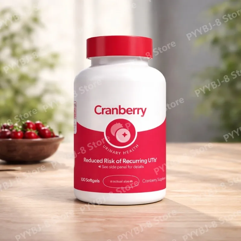 

Капсулы с клюквой, изготовленные из концентрированного порошка цельных ягод клюквы, для очищения и защиты мочевыводящих путей, 100 штук.