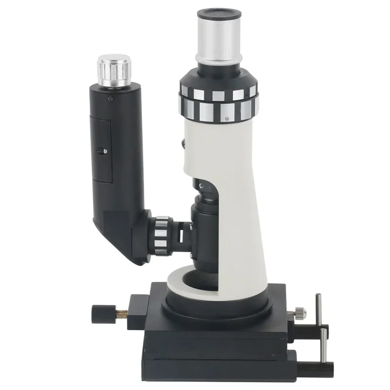 1/set Industry Handheld Portable Metallographic Microscope Zoom 100X 400X Polarizing Light Microscope + Magnetic Base Polarizer