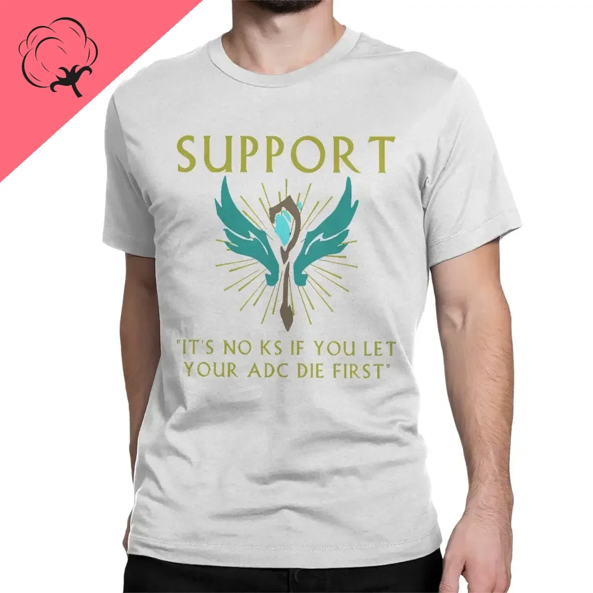 League Of Legends It's No Ks If You Let Your Adc Die First for Men Women T Shirt LOL Funny Tees  T-Shirt