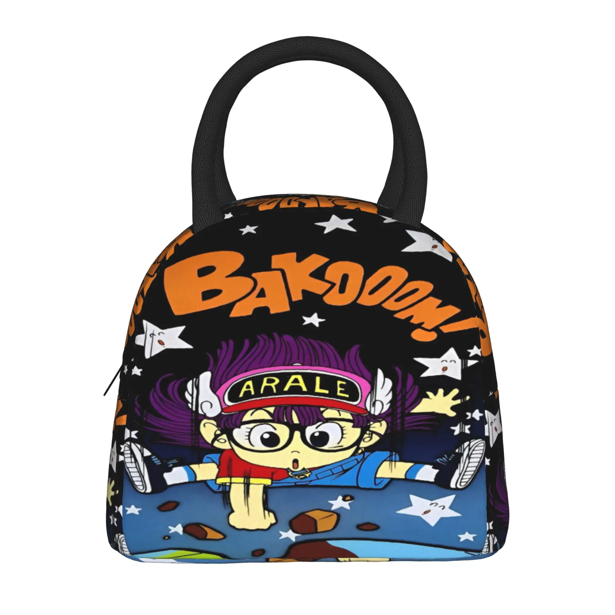 

Сумка для обеда Arale, японская модная сумка для обеда, школьная портативная термоизолированная сумка для обеда, унисекс, сумка-холодильник с оксфордским принтом