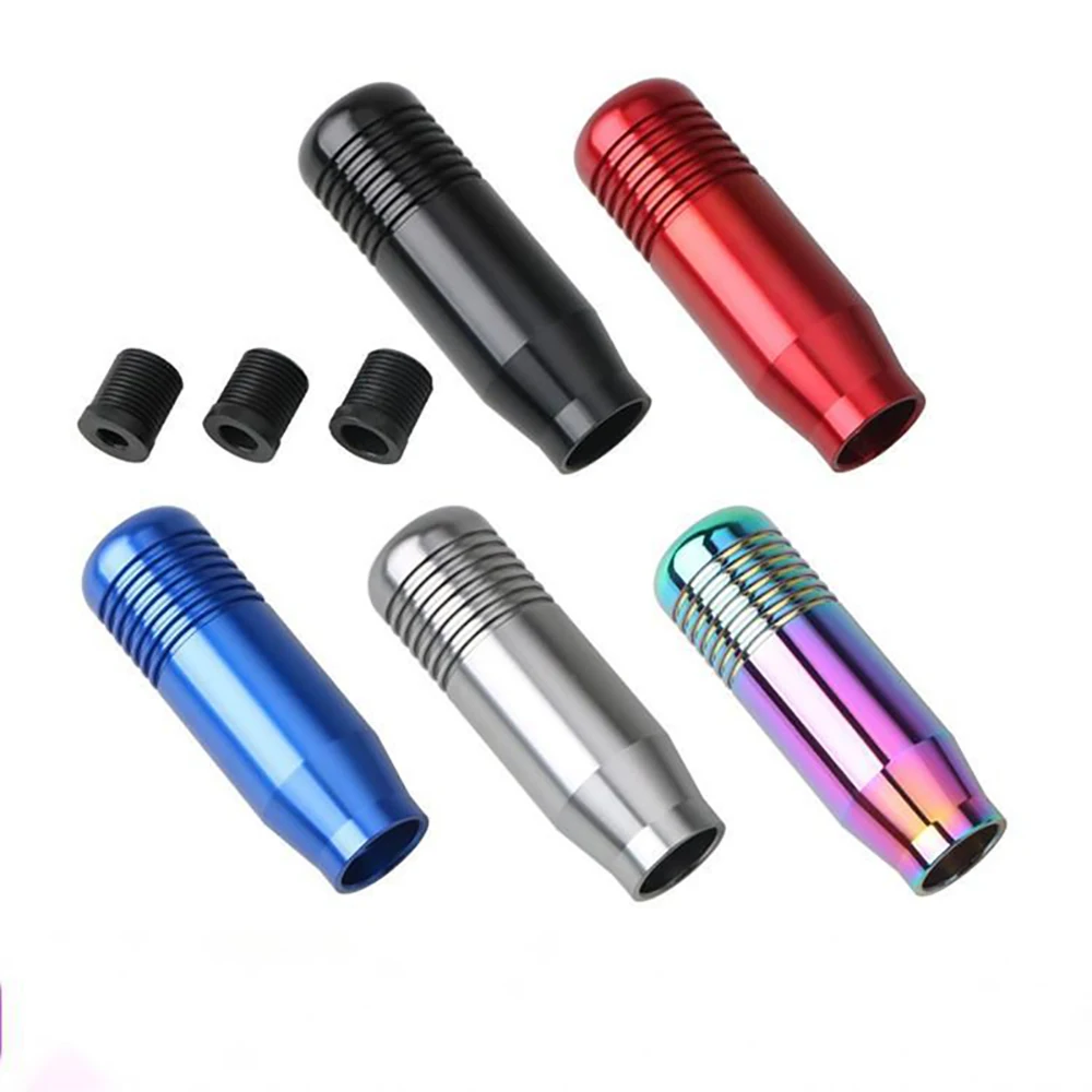 8.5cm Car Ctylish Gear Shift Knob Stick Manual Transmission Universal Car Aluminum Extended Gear Shifter Gear Head Knob