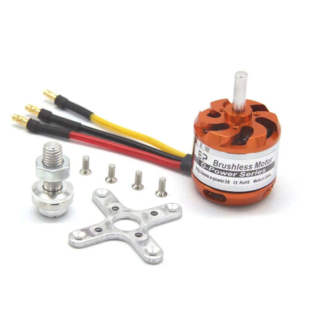 Silnik RC D3536 3536 750KV 910KV 1000KV 1250KV 1450KV 2-4S Lipo Bezszczotkowy silnik FPV Wał 5.0mm 102g 35x36mm Multicopters Plane