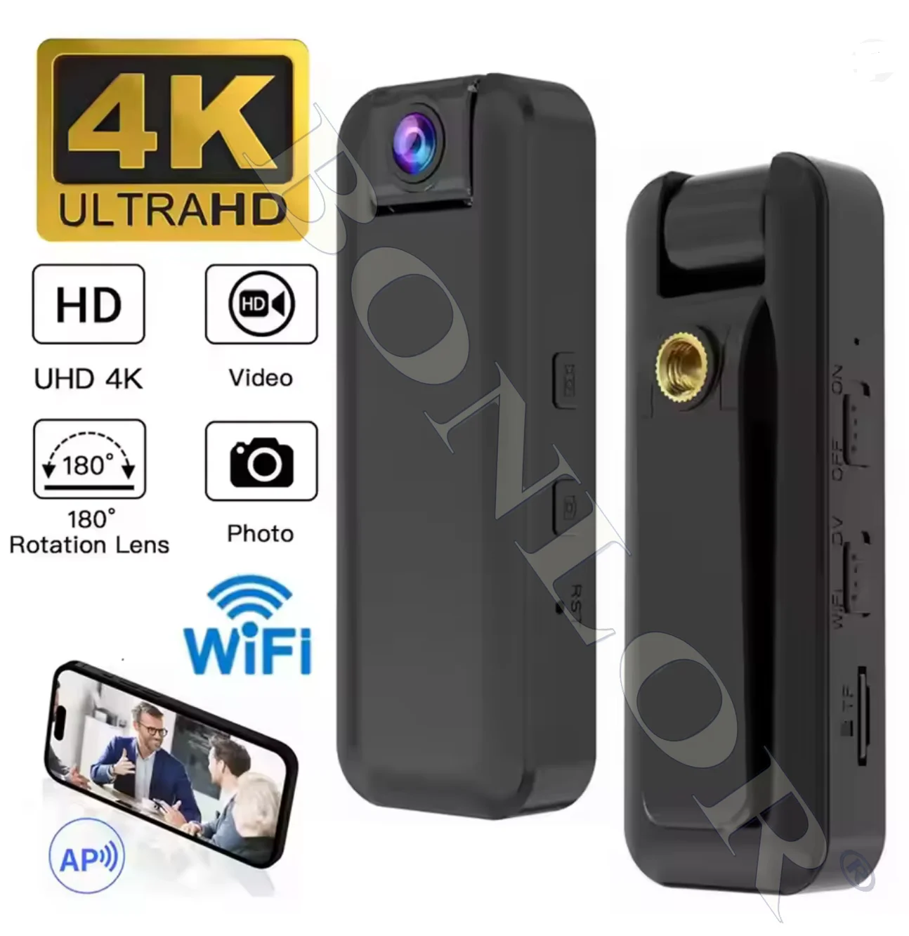 New HD 4K Wifi Hotspot Mini Camera Portable Digital Video Recorder Body Cam Night Vision DVR Miniature Camcorder