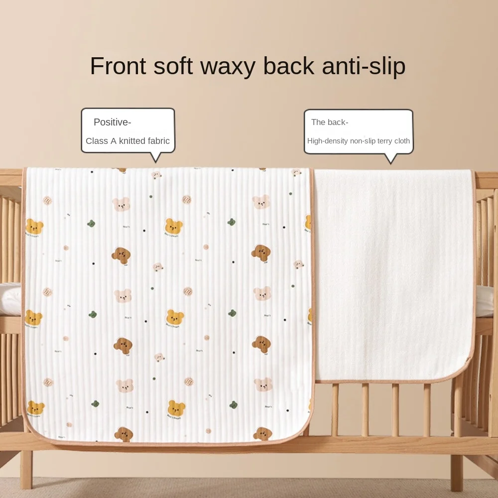 Portable Waterproof Mat Infant Diaper Mat Breathable Pure Cotton Baby Nappy Baby Bedding Changing Covers Changing Pad Baby