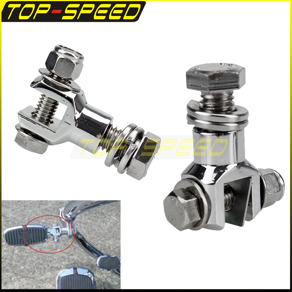 1 Pairs Foot Pegs Clevis Mounts For Harley Sportster 1250 1200 XL1200C XL 1200C OEM #50900-72 Motorcycle Footrest Clevis Kits