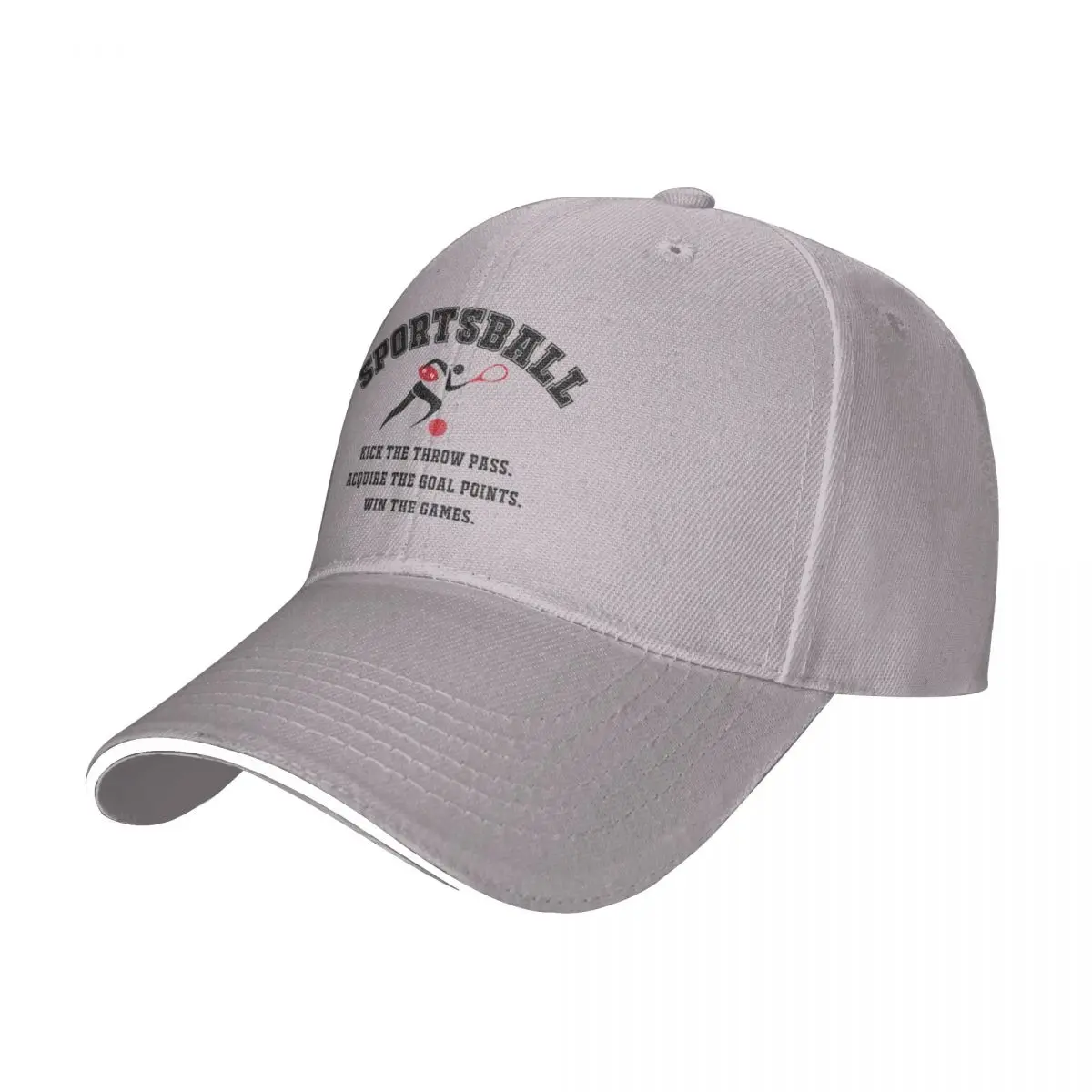 

Sportsball - Win The Games. Cap Baseball Cap kids hat Beach bag Golf wear men Women's