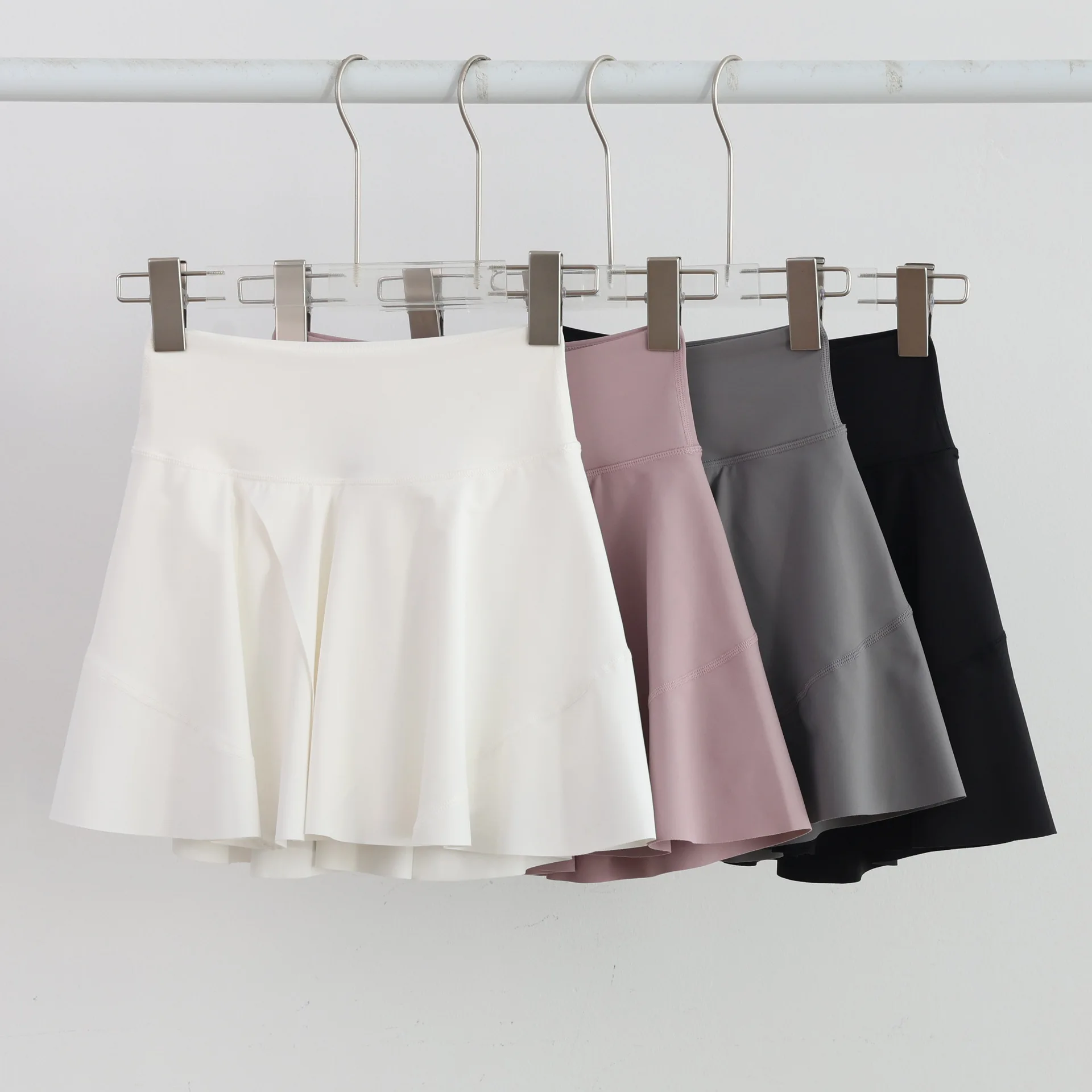 Elegant A-line Skirt Pants For Women Summer Fitness Shorts Fake Two-piece Skirt Pants Yoga Wear Morning Jogging Sports Skirt