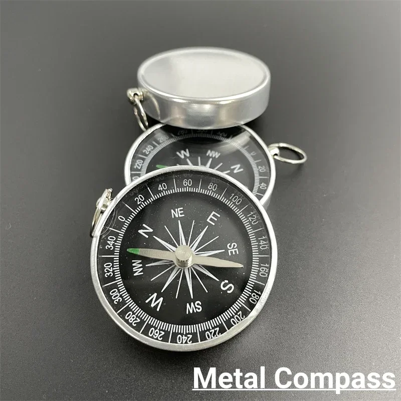 Compass New Outdoor Camping Hiking Portable Pocket Black Color Mini Compass Navigation Outdoor Travel Survival Compass