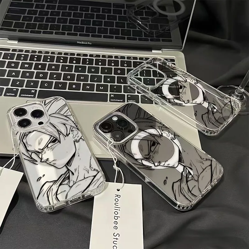 

Luxury sketch cartoon Cute Dragon Ball Magsafe Wireless Charge Phone For iPhone 11 2 13 14 15 16 17 Pro Max Plus Magnetic Cover