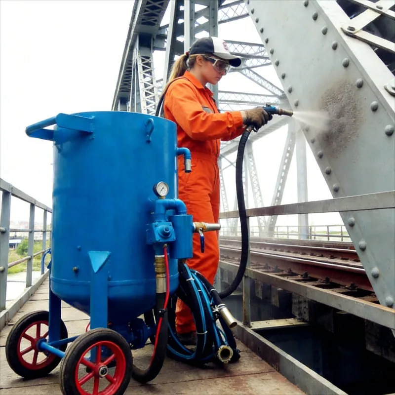 Customized Sand Blasting Gun Adjustable Pneumatic Sandblaster Air Rust Remover Tool with Ceramic Tip for Metal Parts