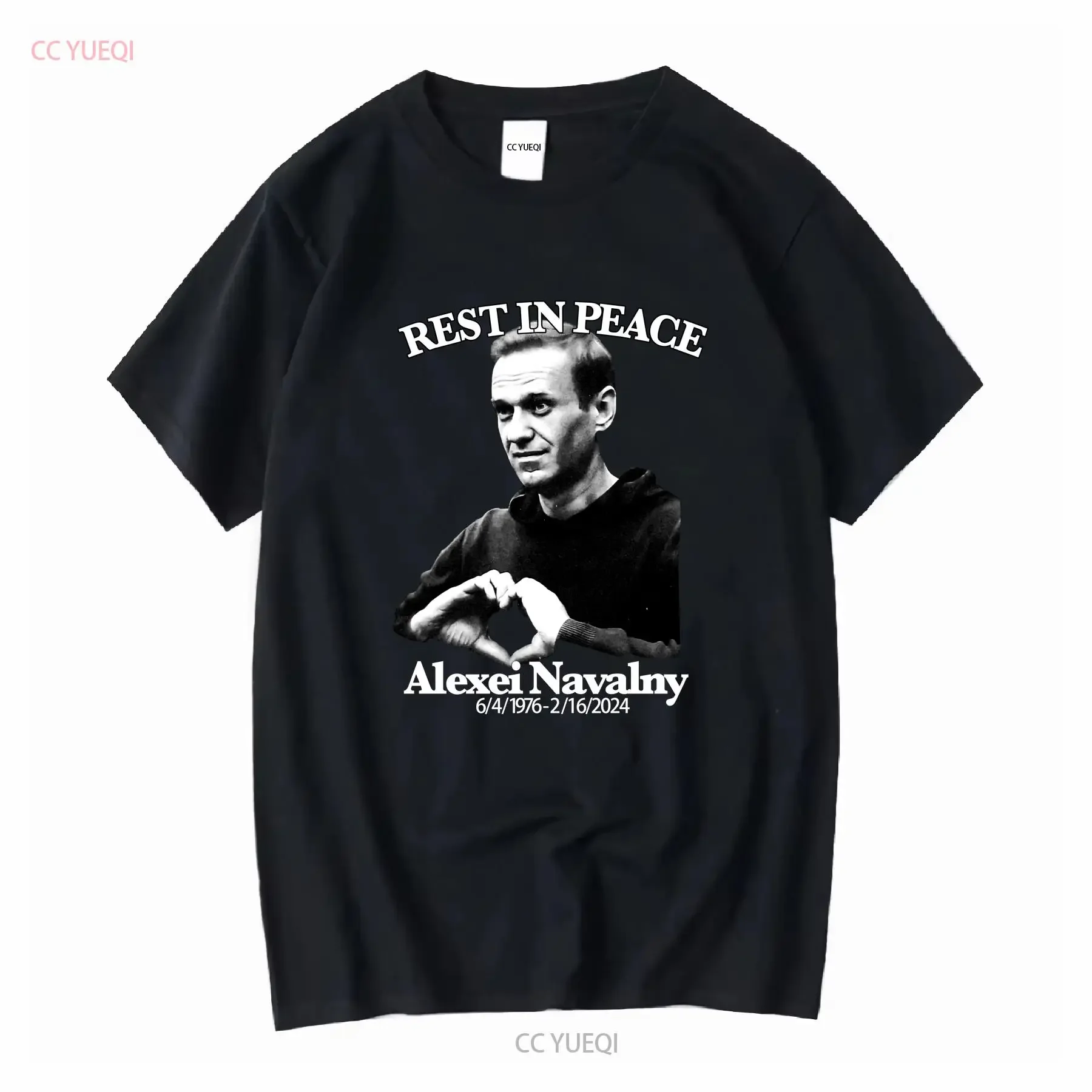Rest In Peace Alexei Navalny 1976 To 2024 T Shirt All long or short sleeves vintage Washed Casual Unisex Slightly