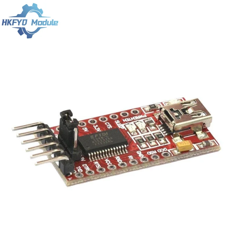 อะแดปเตอร์ FT232RL FTDI USB 3.3V 5.5V to TTL อนุกรมโมดูลอะแดปเตอร์ FT232 mini USB เป็น TTL 232