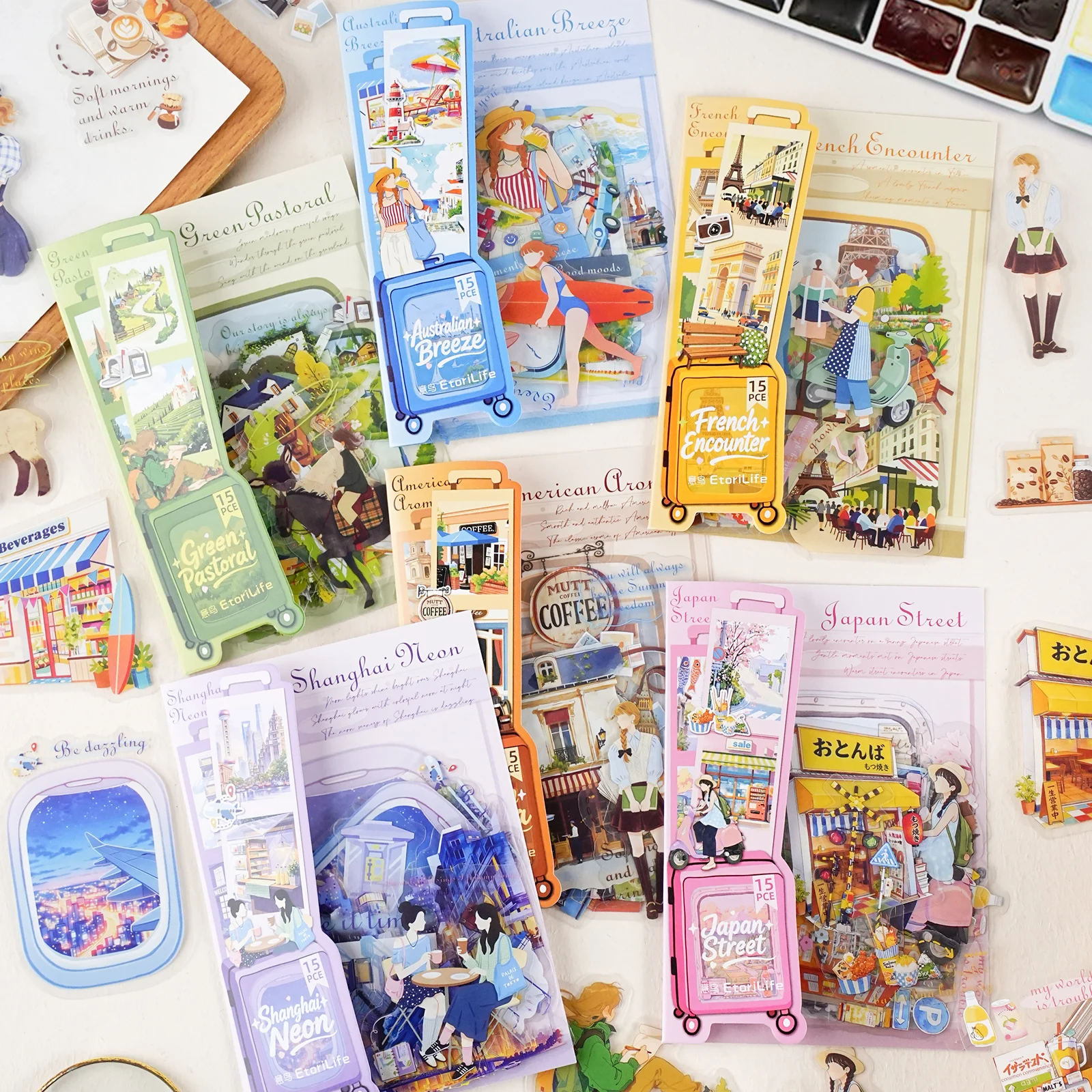 Korean Lifestyle Aesthetic - Etori Life Travel Time Collection Set