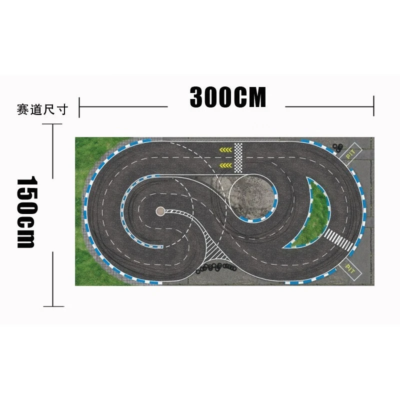

"1/28 RC Drift Track for MINI-Z RW00 DRZ GLD BMX - Professional Micro Car Racing Circuit with Simulation Surface"