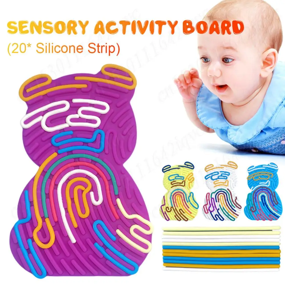 Tablero de actividades sensoriales, productos sensoriales para autismo, juguetes sensoriales de silicona, controlador de juego, juguete tranquilo de silicona