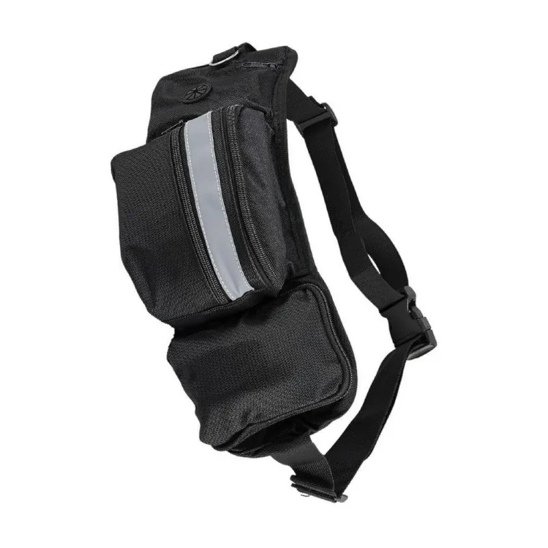 Waterproof Black Dirt Bike Waist Pack Universal Motorcycle Riding Belt Bag Multi-Pocket Fanny Pack Storage Off-Road
