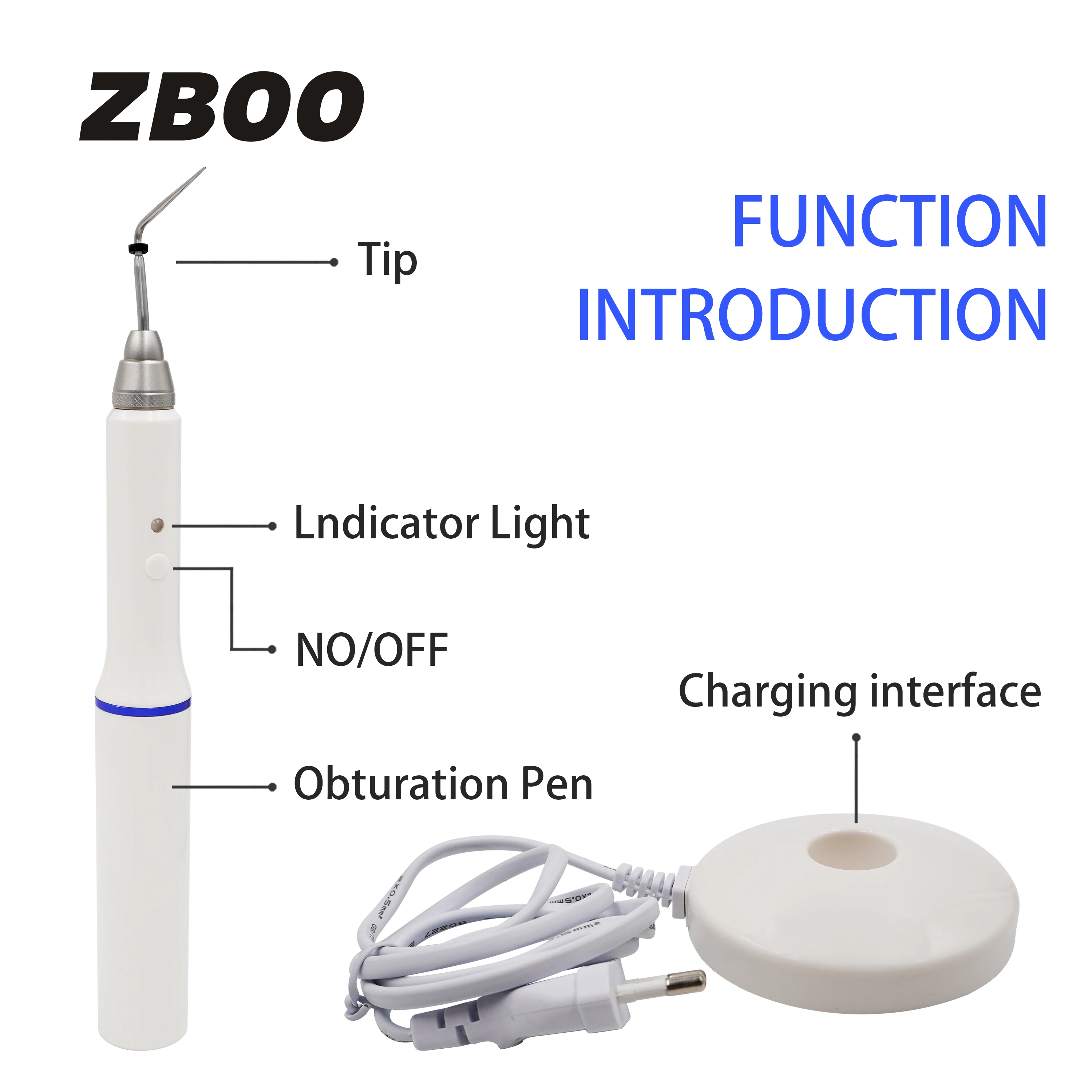 Gutta Percha Endodontische Wortelkanaal Tandheelkundige Gutta-Percha Cutter Tandheelkundig Laboratorium Draadloze Obturatie Pen Vulsysteem Verwarming