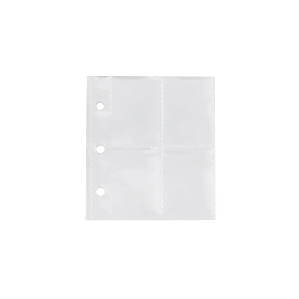 Cute Plush Cartoon Plush Photocard Holder 1 Grids PVC Idol Photo Album Binder Inner Pages Photocards Collect Volume School