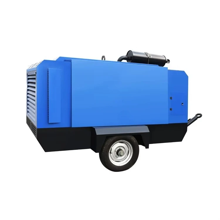 Industrial Factory Price Portable Oil  Screw Air Compressor Engine Sale Machine Booster Pump for Mining - view 4
