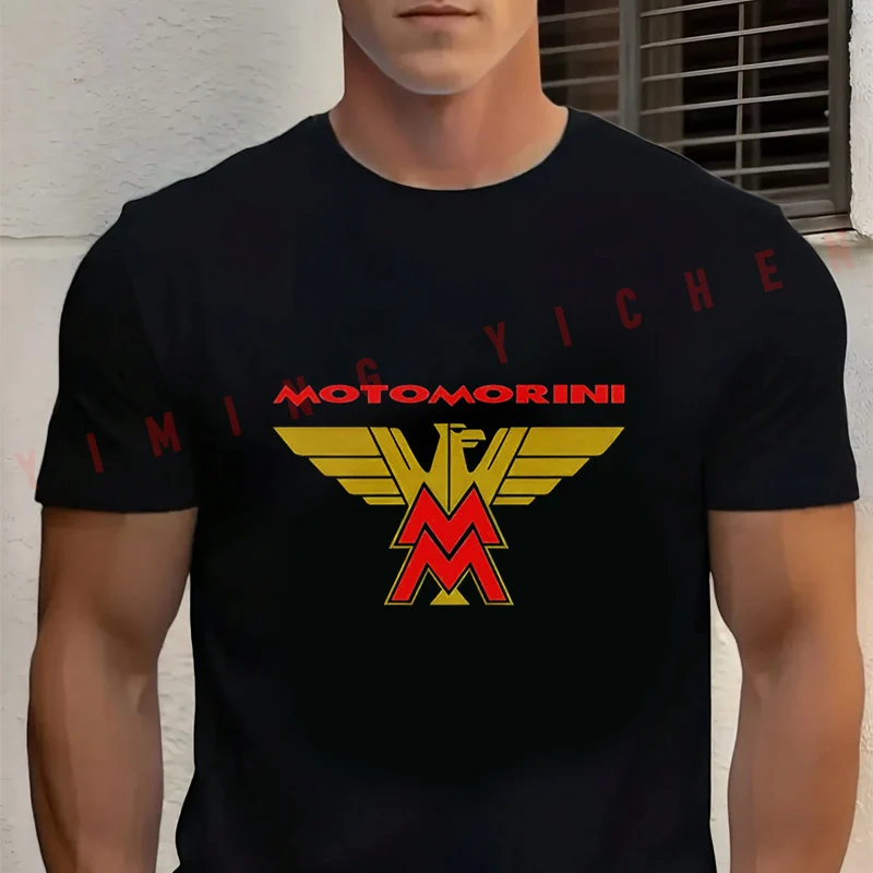 

Morini Motorcycle Biker Classic RaceMen's And Women's T-shirt Moto Summer Cotton Short Sleeved Casual O-Neck Unisex Tops