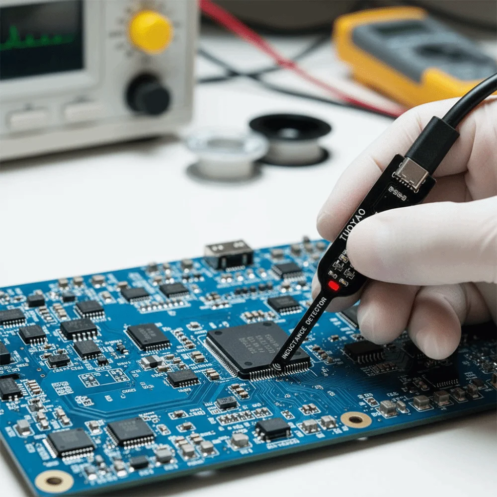 High Accuracy Motherboard Coil Tester Quick Investigation Strong Stability Electromagnetic Induction Tester Type-C Professional