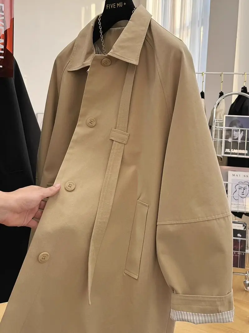 Trench con colletto a POLO da donna nuova primavera/estate giacca da ufficio impiombata Casual allentata