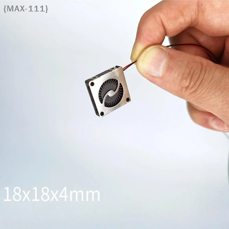 【F2-MAX111】18x4mm Ultra-Thin 5V DC Mini Blower Fan - High-Efficiency Cooling Compact Fan for Precision Instruments Notebooks Dro