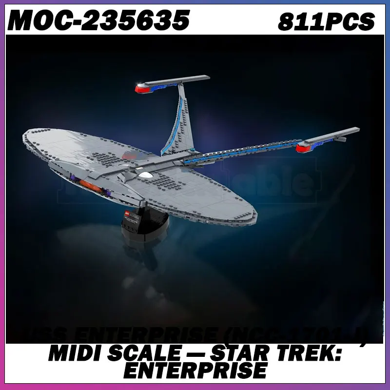 

MOC Building Block Space Wars Series Gray Spaceship Creative Brick Model Education Toy Birthday Adults Gifts MOC-235635 811PCS